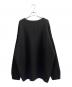 CELINE (セリーヌ) ロゴパッチオーバーサイズニットセーター ブラック サイズ:L：80000円