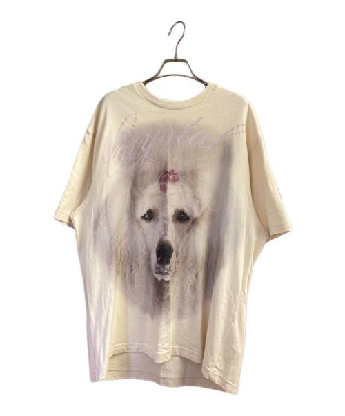 Acne studios（アクネ ストゥディオズ）Acne studios (アクネ ストゥディオズ) ドッグ プリントTシャツ ホワイト サイズ:Mの古着・服飾アイテム