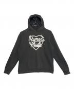 HUMAN MADEヒューマンメイド）の古着「ロゴパーカー」｜グレー