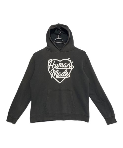 HUMAN MADE（ヒューマンメイド）HUMAN MADE (ヒューマンメイド) ロゴパーカー グレー サイズ:XXLの古着・服飾アイテム