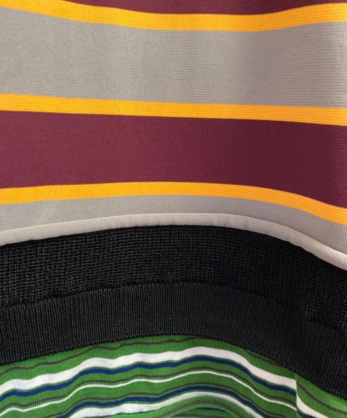 KOLOR（カラー）KOLOR (カラー) BEACON switching border knit polo マルチカラー サイズ:2の古着・服飾アイテム