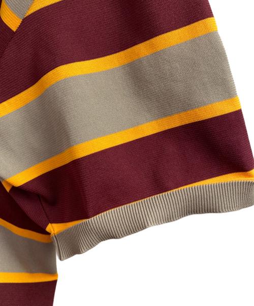 KOLOR（カラー）KOLOR (カラー) BEACON switching border knit polo マルチカラー サイズ:2の古着・服飾アイテム