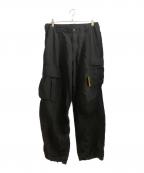 UNDERCOVERアンダーカバー）の古着「リネンアーミーパンツ」｜ブラック