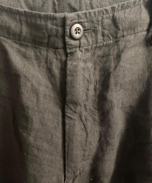 UNDERCOVER（アンダーカバー）UNDERCOVER (アンダーカバー) リネンアーミーパンツ ブラック サイズ:3の古着・服飾アイテム