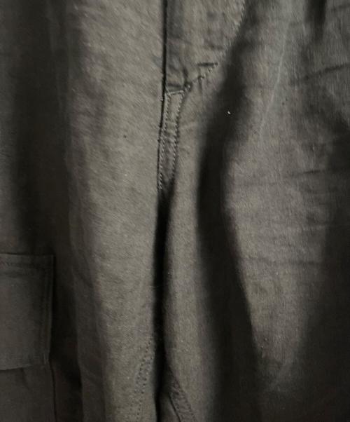 UNDERCOVER（アンダーカバー）UNDERCOVER (アンダーカバー) リネンアーミーパンツ ブラック サイズ:3の古着・服飾アイテム