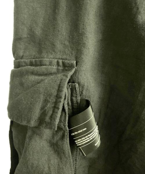 UNDERCOVER（アンダーカバー）UNDERCOVER (アンダーカバー) リネンアーミーパンツ ブラック サイズ:3の古着・服飾アイテム