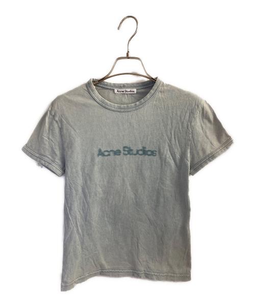 Acne studios（アクネ ストゥディオズ）Acne studios (アクネ ストゥディオズ) ロゴプリントショートTシャツ スカイブルー サイズ:XXSの古着・服飾アイテム