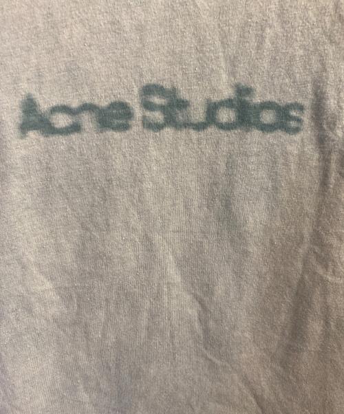 Acne studios（アクネ ストゥディオズ）Acne studios (アクネ ストゥディオズ) ロゴプリントショートTシャツ スカイブルー サイズ:XXSの古着・服飾アイテム
