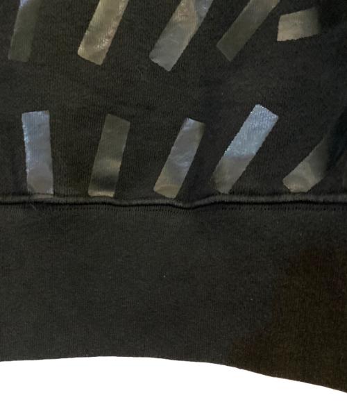 Maison Margiela（メゾンマルジェラ）Maison Margiela (メゾンマルジェラ) テープデザインプルオーバースウェット ブラック サイズ:Sの古着・服飾アイテム