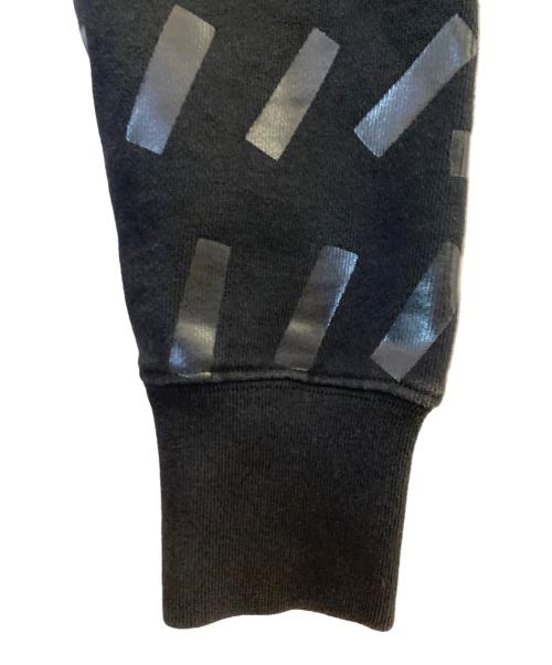 Maison Margiela（メゾンマルジェラ）Maison Margiela (メゾンマルジェラ) テープデザインプルオーバースウェット ブラック サイズ:Sの古着・服飾アイテム