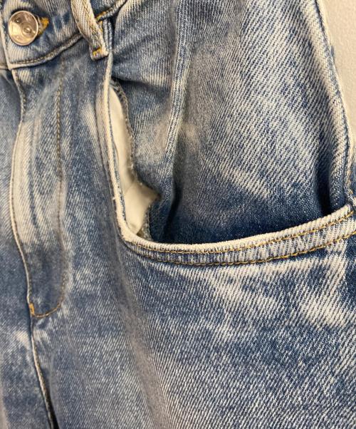 Maison Margiela（メゾンマルジェラ）Maison Margiela (メゾンマルジェラ) カットオフデニムパンツ スカイブルー サイズ:36の古着・服飾アイテム