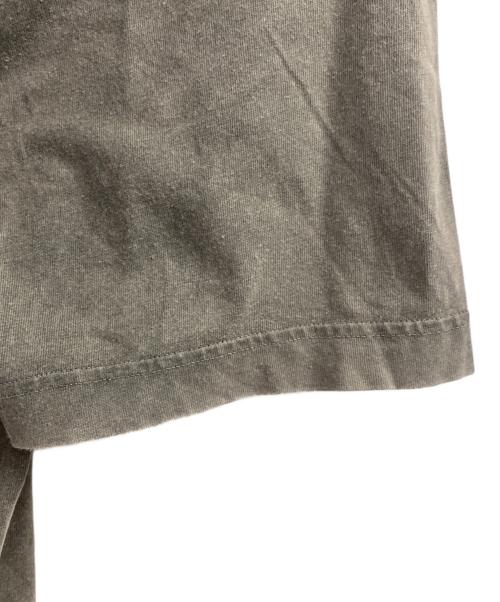 Acne studios（アクネ ストゥディオズ）Acne studios (アクネ ストゥディオズ) ラバーロゴパッチオーバーサイズTシャツ グレー サイズ:Ｌの古着・服飾アイテム