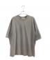 Acne studios（アクネ ストゥディオズ）の古着「ラバーロゴパッチオーバーサイズTシャツ」｜グレー