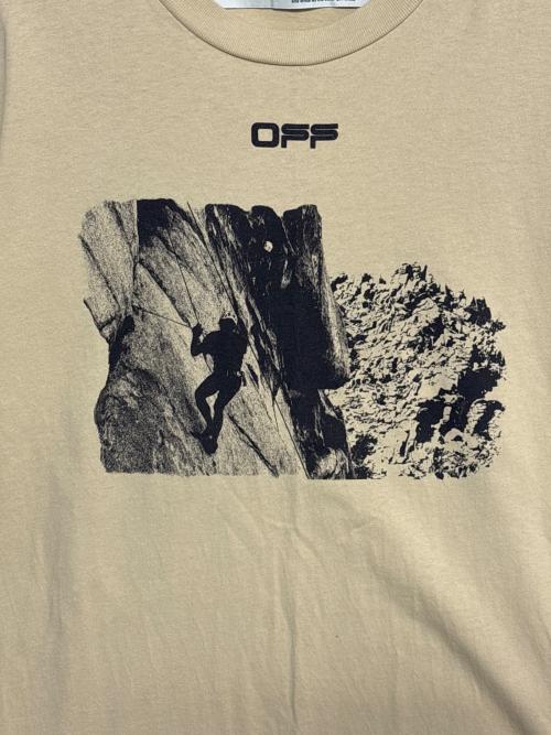 OFFWHITE（オフホワイト）OFFWHITE (オフホワイト) climing print tshits カーキ サイズ:Mの古着・服飾アイテム