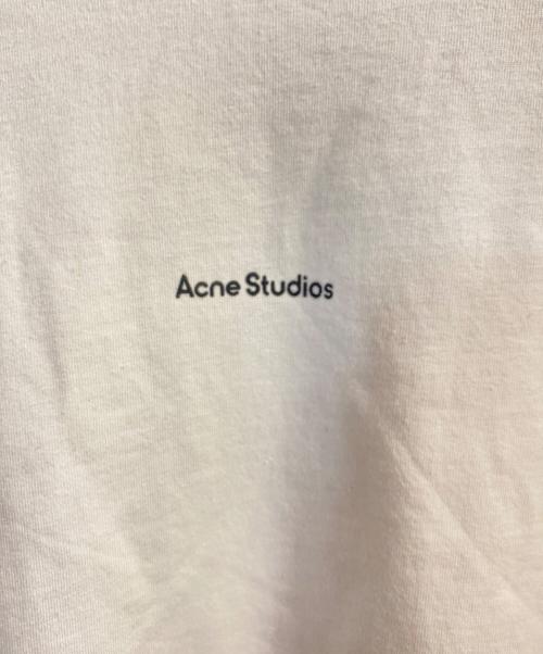 Acne studios（アクネ ストゥディオズ）Acne studios (アクネ ストゥディオズ) BIG RELAX FIT LOGO OVER SIZE T ホワイト サイズ:Mの古着・服飾アイテム