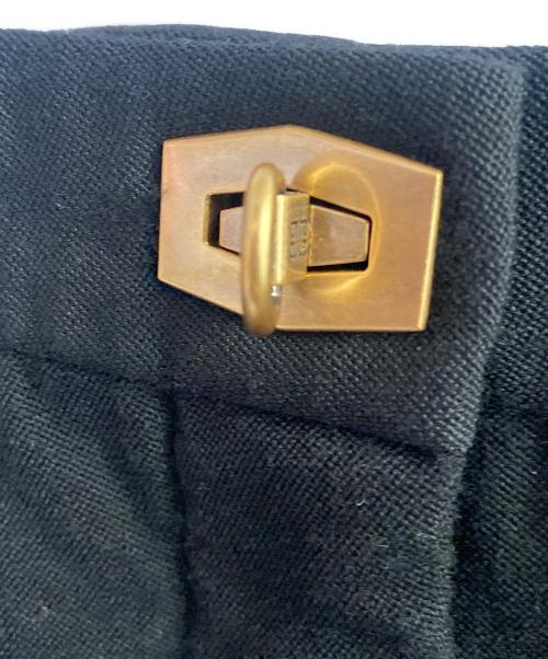 GIVENCHY（ジバンシィ）GIVENCHY (ジバンシィ) 金具ウールスラックス ブラック サイズ:34の古着・服飾アイテム