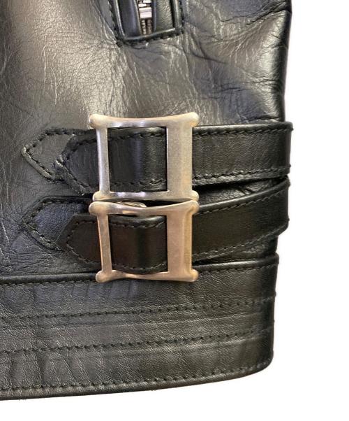 UNDERCOVER（アンダーカバー）UNDERCOVER (アンダーカバー) ライダースジャケット ブラック サイズ:3の古着・服飾アイテム