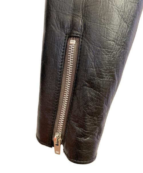 UNDERCOVER（アンダーカバー）UNDERCOVER (アンダーカバー) ライダースジャケット ブラック サイズ:3の古着・服飾アイテム