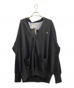 the Shepherdザシェパード）の古着「ポリエステルニットカーディガン」｜ブラック