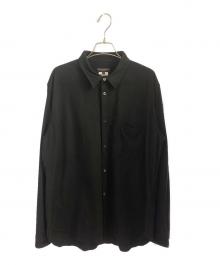 COMME des GARCONS HOMME PLUS（コムデギャルソンオムプリュス）の古着「スウェードシャツ」｜ブラック