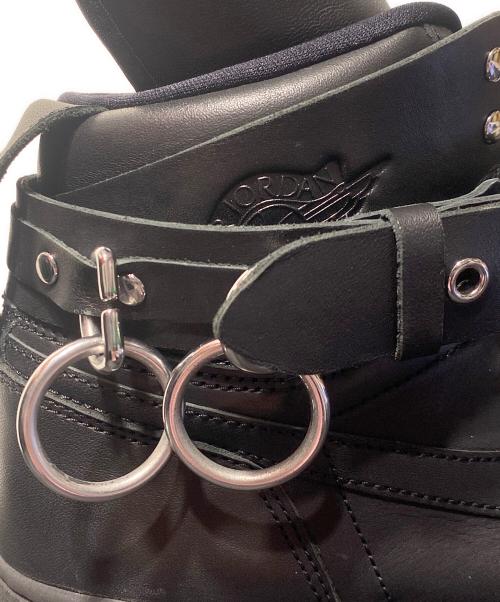 COMME des GARCONS HOMME PLUS（コムデギャルソンオムプリュス）COMME des GARCONS HOMME PLUS (コムデギャルソンオムプリュス) NIKE (ナイキ) AIR JORDAN 1 HIGH STRAP ブラック サイズ:29cmの古着・服飾アイテム