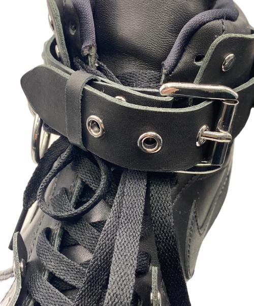 COMME des GARCONS HOMME PLUS（コムデギャルソンオムプリュス）COMME des GARCONS HOMME PLUS (コムデギャルソンオムプリュス) NIKE (ナイキ) AIR JORDAN 1 HIGH STRAP ブラック サイズ:29cmの古着・服飾アイテム