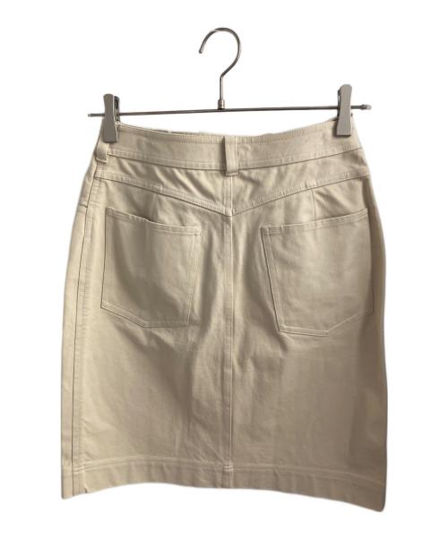 CHANEL（シャネル）CHANEL (シャネル) ココボタンデニムスカート ベージュ サイズ:36の古着・服飾アイテム
