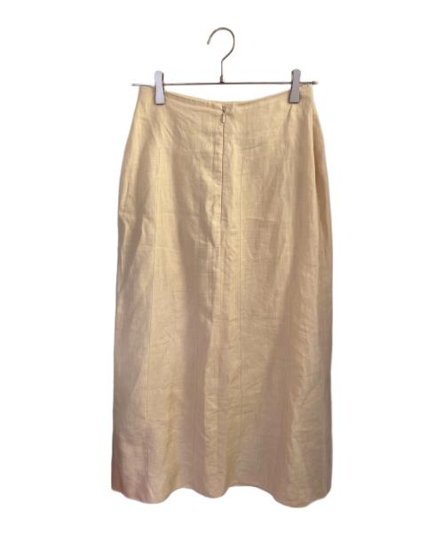 CHANEL（シャネル）CHANEL (シャネル) リネンスカート アイボリー サイズ:38の古着・服飾アイテム
