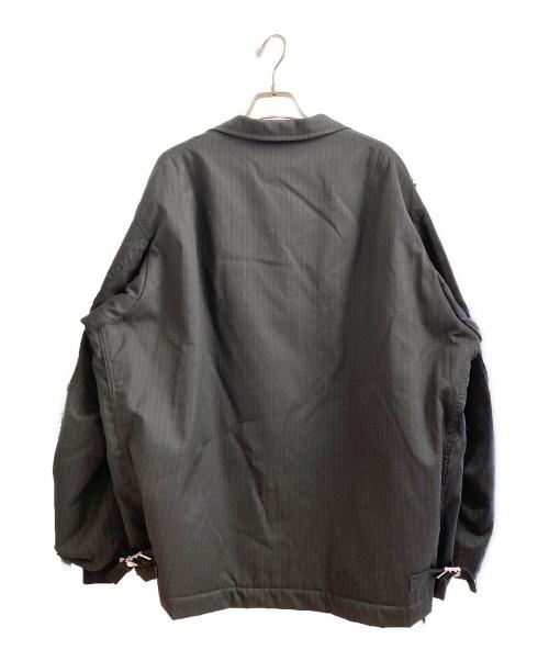 COMME des GARCONS HOMME（コムデギャルソン オム）COMME des GARCONS HOMME (コムデギャルソン オム) ウールエステルヘリンボーン2Bジャケット ブラック サイズ:Mの古着・服飾アイテム