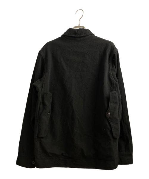 JUNYA WATANABE MAN（ジュンヤワタナベマン）JUNYA WATANABE MAN (ジュンヤワタナベマン) FILSON GARMENT (フィルソン ガーメント) ウールアクリルツイルジャケット ブラック サイズ:Mの古着・服飾アイテム
