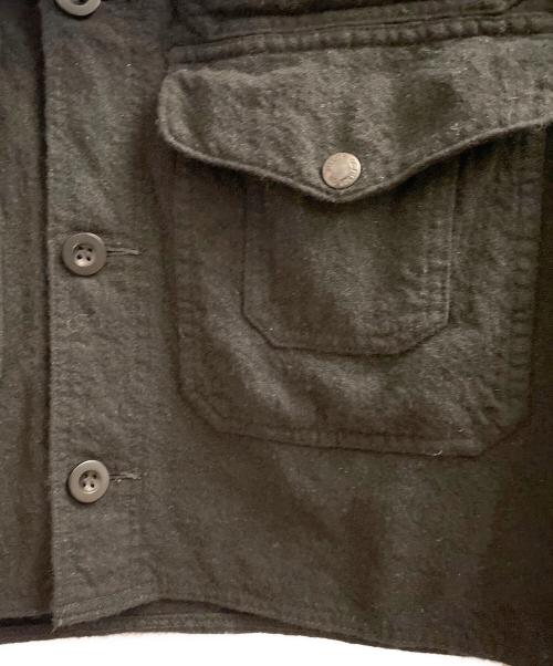 JUNYA WATANABE MAN（ジュンヤワタナベマン）JUNYA WATANABE MAN (ジュンヤワタナベマン) FILSON GARMENT (フィルソン ガーメント) ウールアクリルツイルジャケット ブラック サイズ:Mの古着・服飾アイテム