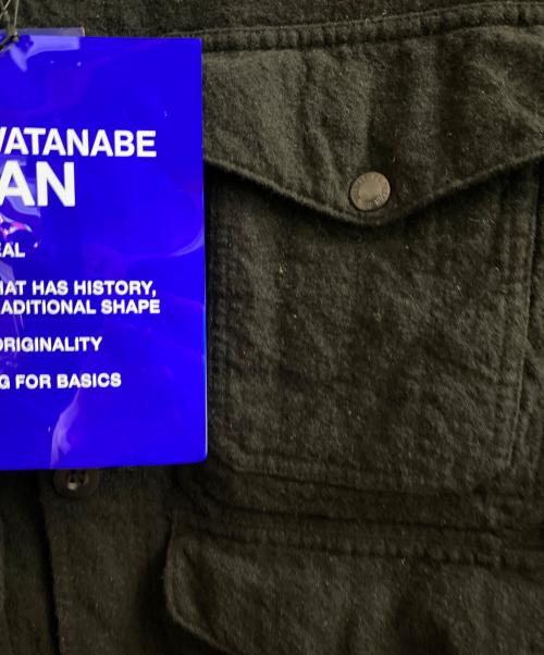 JUNYA WATANABE MAN（ジュンヤワタナベマン）JUNYA WATANABE MAN (ジュンヤワタナベマン) FILSON GARMENT (フィルソン ガーメント) ウールアクリルツイルジャケット ブラック サイズ:Mの古着・服飾アイテム