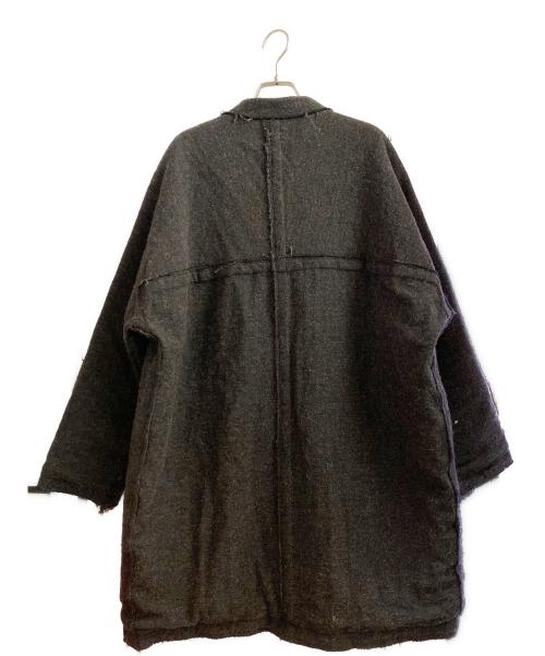 COMME des GARCONS HOMME（コムデギャルソン オム）COMME des GARCONS HOMME (コムデギャルソン オム) ウールツイードヘリンボーンコート グレー サイズ:Sの古着・服飾アイテム