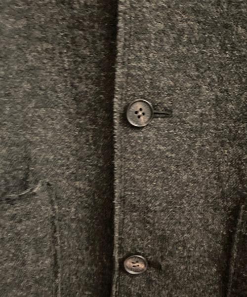 COMME des GARCONS HOMME（コムデギャルソン オム）COMME des GARCONS HOMME (コムデギャルソン オム) ウールツイードヘリンボーンコート グレー サイズ:Sの古着・服飾アイテム