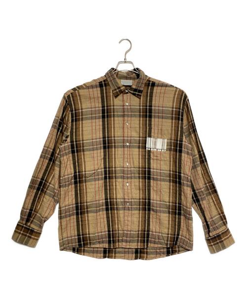 VTMNTS（ブイティーエムエヌティーエス）VTMNTS (ブイティーエムエヌティーエス) 長袖シャツ ブラック サイズ:Mの古着・服飾アイテム