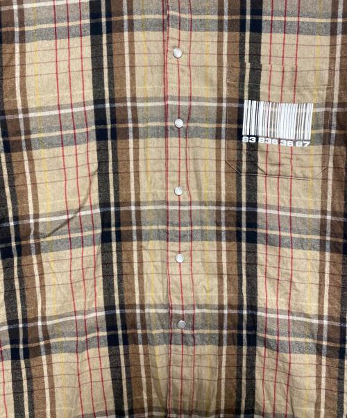 VTMNTS（ブイティーエムエヌティーエス）VTMNTS (ブイティーエムエヌティーエス) 長袖シャツ ブラック サイズ:Mの古着・服飾アイテム