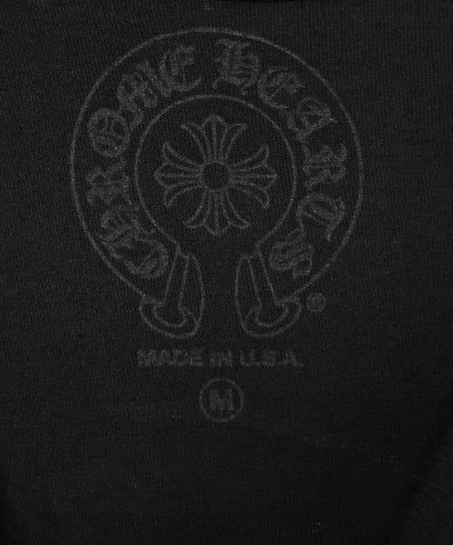 CHROME HEARTS（クロムハーツ）CHROME HEARTS (クロムハーツ) ホースシューポケットTシャツ ブラック サイズ:Mの古着・服飾アイテム