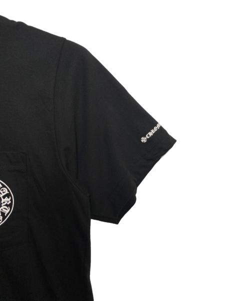 CHROME HEARTS（クロムハーツ）CHROME HEARTS (クロムハーツ) ホースシューポケットTシャツ ブラック サイズ:Mの古着・服飾アイテム