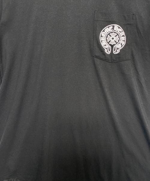 CHROME HEARTS（クロムハーツ）CHROME HEARTS (クロムハーツ) ホースシューポケットTシャツ ブラック サイズ:Mの古着・服飾アイテム