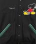 中古・古着 SUPREME (シュプリーム) NUMBER (N)INE (ナンバーナイン) Mickey Mouse Varsity Jacket ブラック サイズ:L：100000円