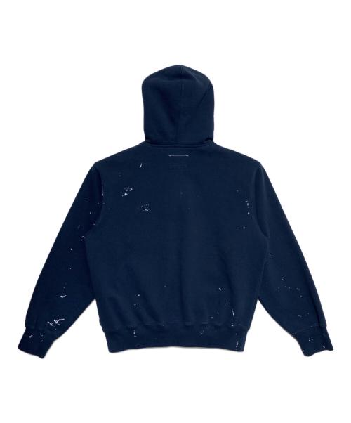 SUPREME（シュプリーム）Supreme (シュプリーム) MM6 Maison Margiela (エムエムシックスメゾンマルジェラ) Zip Up Hooded Sweatshirt ネイビー サイズ:Sの古着・服飾アイテム