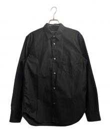 COMME des GARCONS HOMME（コムデギャルソン オム）の古着「コットンブロードシャツ」｜ブラック