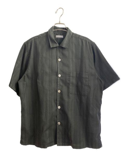 COMME des GARCONS HOMME（コムデギャルソン オム）COMME des GARCONS HOMME (コムデギャルソン オム) 半袖開襟シャツ ブラック サイズ:不明の古着・服飾アイテム