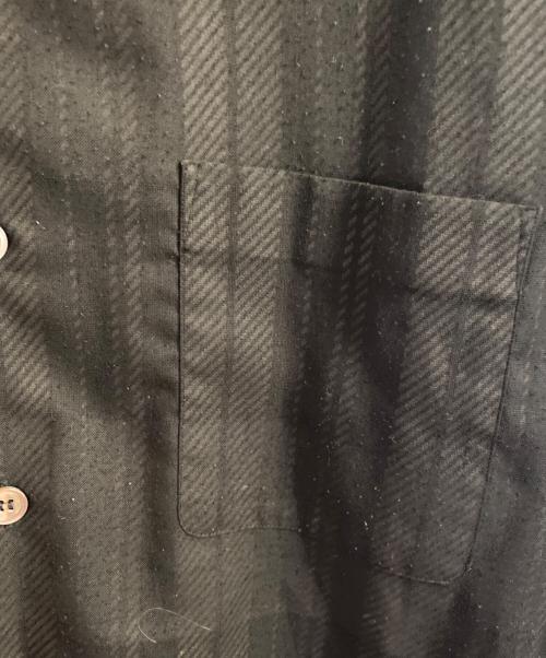 COMME des GARCONS HOMME（コムデギャルソン オム）COMME des GARCONS HOMME (コムデギャルソン オム) 半袖開襟シャツ ブラック サイズ:不明の古着・服飾アイテム