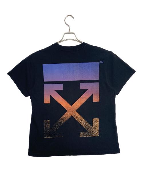 OFFWHITE（オフホワイト）OFFWHITE (オフホワイト) グラデーションアローロゴTシャツ ブラック サイズ:XXSの古着・服飾アイテム