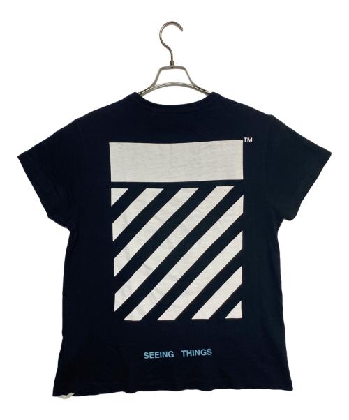 OFFWHITE（オフホワイト）OFFWHITE (オフホワイト) Seeing Things Caravaggio T-Shirt ブラック サイズ:XSの古着・服飾アイテム