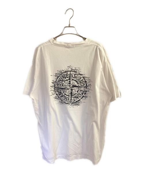 STONE ISLAND（ストーンアイランド）STONE ISLAND (ストーンアイランド) バックプリントＴシャツ ホワイト サイズ:XXLの古着・服飾アイテム
