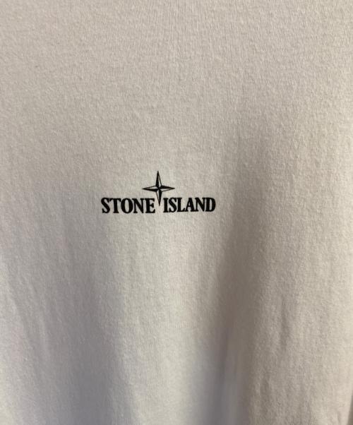 STONE ISLAND（ストーンアイランド）STONE ISLAND (ストーンアイランド) バックプリントＴシャツ ホワイト サイズ:XXLの古着・服飾アイテム