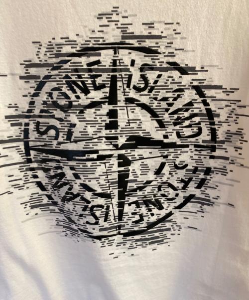 STONE ISLAND（ストーンアイランド）STONE ISLAND (ストーンアイランド) バックプリントＴシャツ ホワイト サイズ:XXLの古着・服飾アイテム