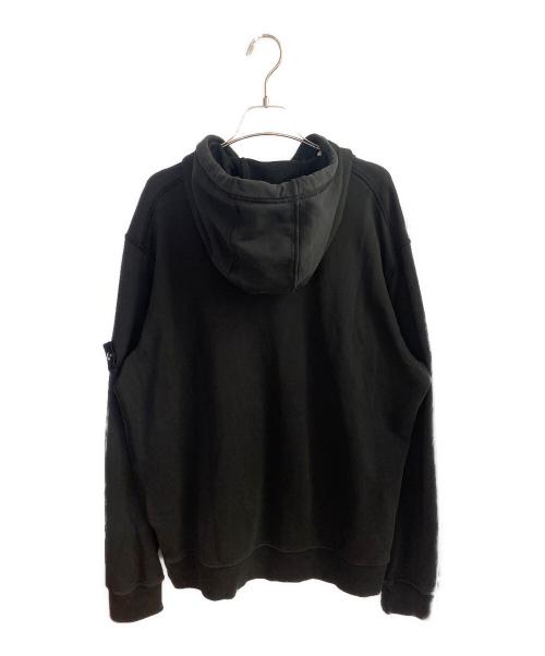 STONE ISLAND（ストーンアイランド）STONE ISLAND (ストーンアイランド) ワッペンロゴパーカー ブラック サイズ:XLの古着・服飾アイテム